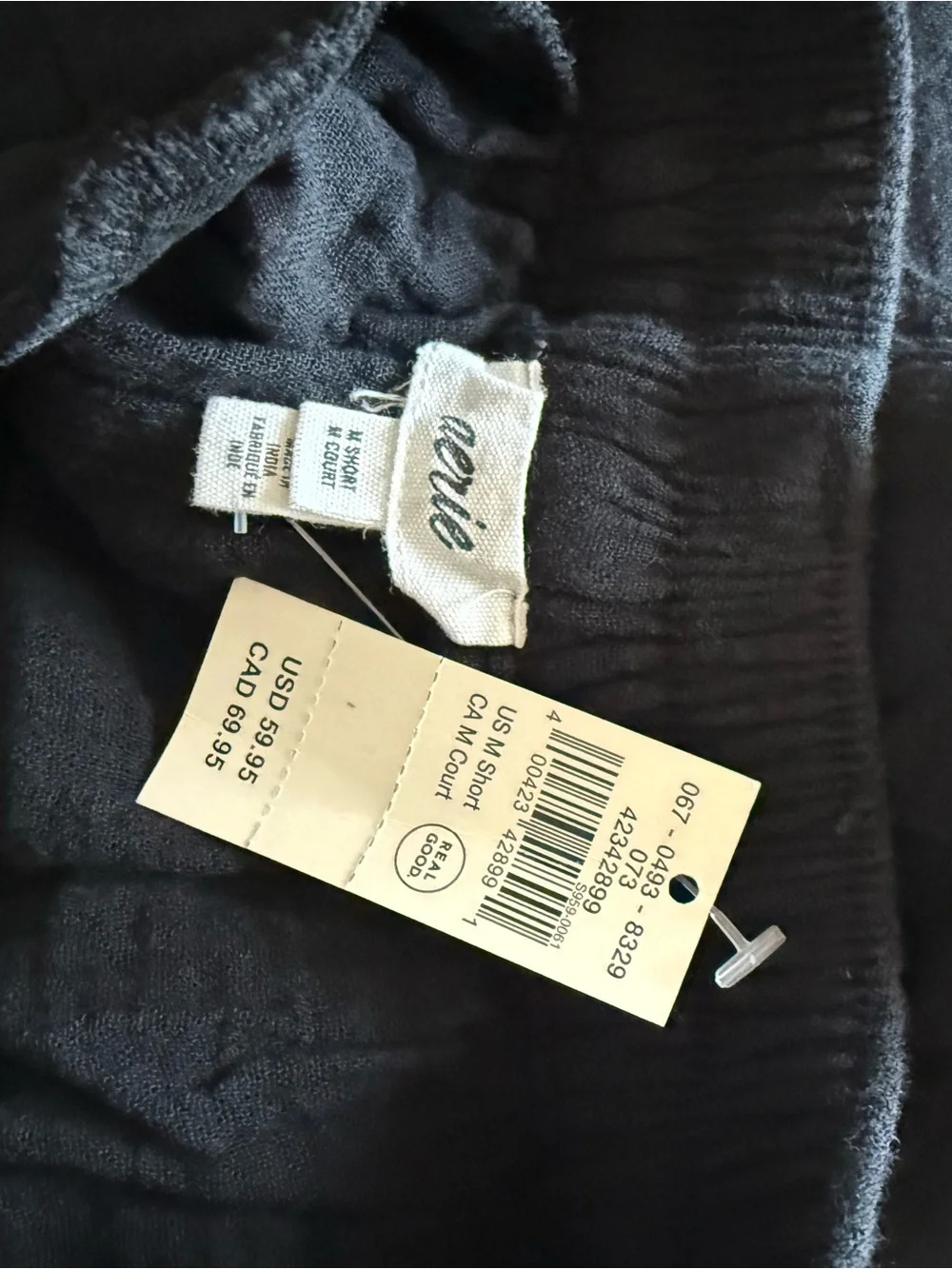 aerie women’s Black Wide-Leg Jogger Pants